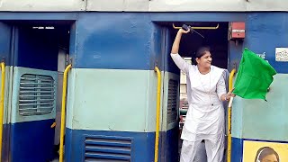 WOMEN LOCO PILOT Womens Day Special  Women Power Leads Krishna Express [upl. by Peter109]