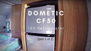 5th Wheel Camper Trailer  Installing a Dometic CF50 12V Refrigerator Part1 [upl. by Jobyna]