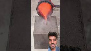 Making copper hammer 🔨 😱🫣😥  amezingvideo coppersmith diy satisfying copperingotcasting [upl. by Ahsinrad59]