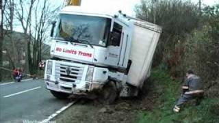 Steil Kranarbeiten  LKWBergung in Wincheringen [upl. by Katey574]