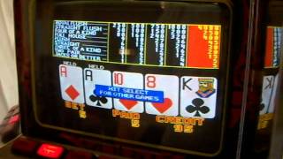 Gamblers Choice 25 Cent MultiPoker Video Poker Machine [upl. by Faria]