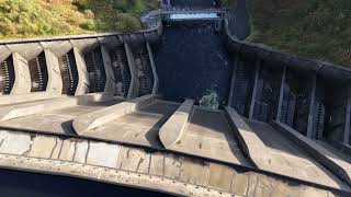 Drone footage of a dam near Llanidloes [upl. by Nedyarb631]