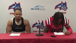 Stony Brook Football Postgame Press Conference  Oct 21 2023 [upl. by Vern]