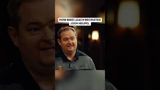 Tennessees Josh Heupel Explains How Mike Leach Recruited Him sports shorts cfb football ncaaf [upl. by Noiramaj]