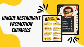 Top 10 Unique Restaurant Promotion Examples [upl. by Petta]