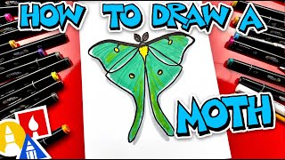 How To Draw A Moth [upl. by Yasdnyl542]