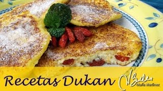 Tortitas Rusas de Requeson Syrniki Dukan Crucero  Diet Russian Cheese Pancakes [upl. by Kachine]