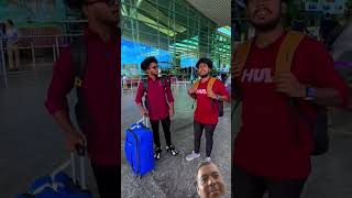 airport main trainएयरपोर्ट में ट्रेनcomedy realfools realvlogs trending surajrox comedy [upl. by Juley]