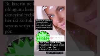 proefbehandeling gratis oksel haarvrij ebbeauty shorts [upl. by Ynalem]