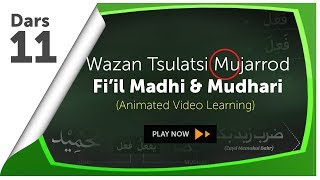 Video Animasi 11  Wazan Tashrif Fiil Madhi amp Mudhari [upl. by Bashuk]