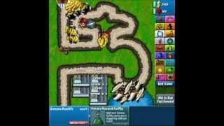 Bloons TD 4 Hard Perfect No Lives Lost Tap Track BTD4 TD4 [upl. by Ricki]