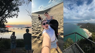 Port Stephens  SAND DUNES SUNSETS AND MOUNTAIN CLIMBING [upl. by Udall]