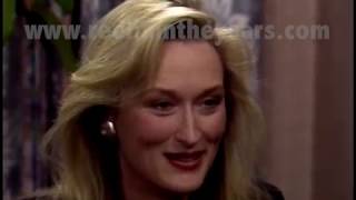 Meryl Streep Interview A Cry In The Dark 1988 Reelin In The Years Archives [upl. by Azeel]