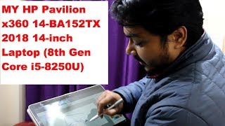 MY HP Pavilion x360 14 BA152TX 2018 14 inch Laptop 8th Gen Core i5 8250U [upl. by Nakah135]