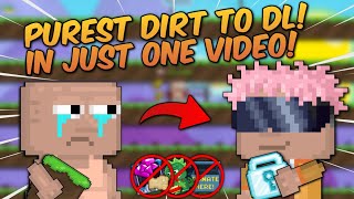 NEW SERIES DIRT TO DL IN ONE VIDEO LETS GO  Growtopia [upl. by Latona502]