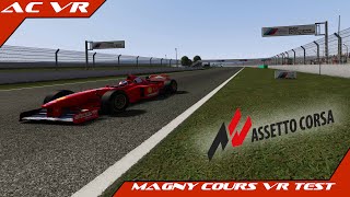 Assetto Corsa VR  Magny Cours Ferrari F310B  Meta Quest 3 Test [upl. by Etnohs376]