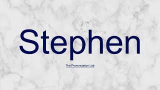 Stephen Pronunciation How to Pronounce Stephen  Are You Saying It Rightpronunciation [upl. by Tome195]