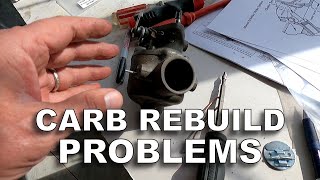 Marvel Schebler Carburetor Rebuild Problems [upl. by Deidre94]