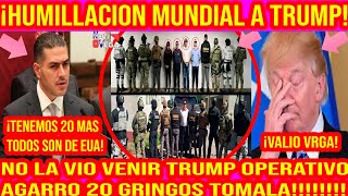 HARFUCH OPERATIVO ENJAMBRE LE CIERRA HOCICO A TRUMP ¡CAEN 20 GRINGOS LES DECOMISAN ARMAS ILEGAL3S🚨 [upl. by Eronel508]