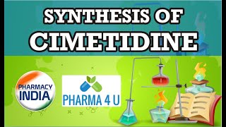 SYNTHESIS OF CIMETIDINE  H2 ANTAGONIST  USE  DOSAGE  MEDICINAL CHEMISTRY [upl. by Sigrid]