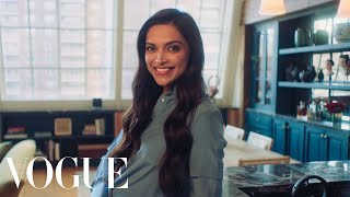 73 Questions With Deepika Padukone  Vogue [upl. by Leakim894]