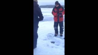 Vic amp Dots Camp  March Lake Trout  WhiteFish Bay [upl. by Airod]