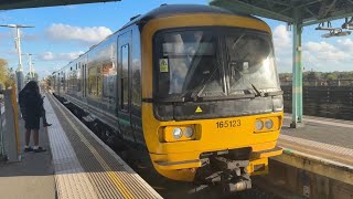 Travelling from Greenford to West Ealing on a GWR class 165 passenger train [upl. by Esyned]