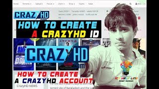 How to Create a crazyhd account  new tutorial  Ict help line  Rasif rahman [upl. by Langley]