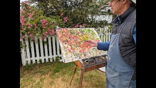 Erics First Demo  Day 3  Plein Air Watercolor Workshop livepaint art live pleinair painting [upl. by Prem]