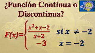 📌 CONTINUIDAD de una Función a trozos en un punto  Juliana la Profe [upl. by Ripley]