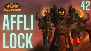 AFFLICTION WARLOCK PvP Gameplay 42  CATACLYSM CLASSIC [upl. by Anissej]