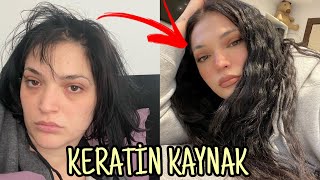 BÜYÜK DEĞİŞİM Keratin Kaynak İlk Defa Saçlarımı Uzattım [upl. by Morette]