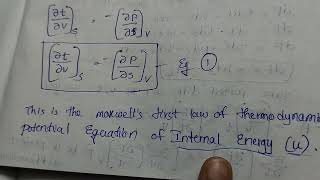 MAXWELLS THERMODYAMIC POTENTIAL  FOUR EQUATIONS EXAM NOTES 3rd semmaths [upl. by Asecnarf633]