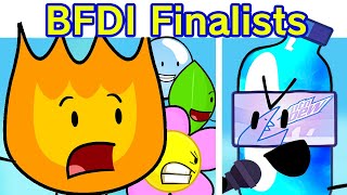 Friday Night Funkin VS Yoylecake Central V2  Cutscenes  Battle for Dream Island FNF Mod BFDI [upl. by Orferd]