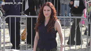 Rachel Brosnahan  Loewe SS25 fashion show in Paris  27092024 [upl. by Ativ]