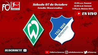 SV Werder Bremen VS TSG 1899 Hoffenheim  BUNDESLIGA  Jornada 7 [upl. by Carlita]