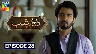 Deewar e Shab Episode 28 HUM TV Drama 21 December 2019 [upl. by Cirred]