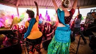 KIRTANIYAS  Nitai Gauranga feat MC Yogi  Festival of Colors OFFICIAL HOLI [upl. by Nrubyar]