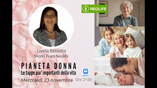 Pianeta Donna  La salute ad ogni età con Neolife integratori naturali [upl. by Eppes72]