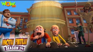 Bahar Ana Mana Hai  Motu Patlu  Season 14  Full Episode  Wow Kidz [upl. by Esimorp]