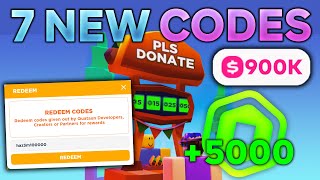 NEW WORKING ALL CODES FOR PLS DONATE IN 2024 AUGUST ROBLOX PLS DONATE CODES [upl. by Atinuaj]