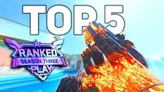 Top 5 NEW Meta Weapons to Use for MW3 Ranked Play [upl. by Udale]