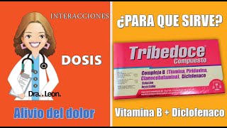 𝗧𝗥𝗜𝗕𝗘𝗗𝗢𝗖𝗘 𝗖𝗢𝗠𝗣𝗨𝗘𝗦𝗧𝗢 ¿para que sirve 𝗮𝗹𝗶𝘃𝗶𝗼 𝗱𝗲𝗹 𝗱𝗼𝗹𝗼𝗿💉 DOSIS efectos secundarios DOCTORALEON [upl. by Huesman]