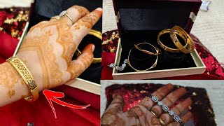 My New Gold Jewellery ✨️  Meri Nayi Gold Jewellery  Gold Bangles  Jewellery for Wedding [upl. by Aronel]