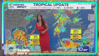 Tracking the Tropics Possible system to watch but not a concern until next week [upl. by Adnawt879]