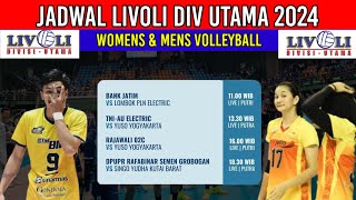 Jadwal Livoli Divisi Utama 2024 Putaran Ke 2 Tgl 29 Oktober 2024 Match 1 [upl. by Ordnasil]