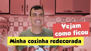 VEJAM A MINHA NOVA COZINHA REDECORADA  Fubá online [upl. by Hartman273]