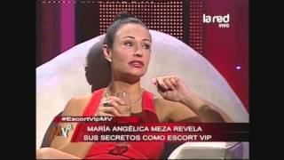 María Angélica Meza quotHay que invertir mucho para ser escortquot [upl. by Aerda]