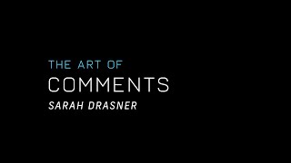 The Art of Code Comments  Sarah Drasner  JSConf Hawaii 2020 [upl. by Violet]