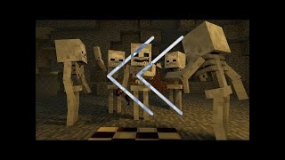 Reverse  NikNikamTV  Zombie to Skeleton w RELAX O VISION Minecraft Animation [upl. by Crelin210]